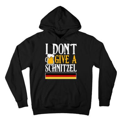 I Don't Give A Schnitzel German Beer Wurst Tall Hoodie