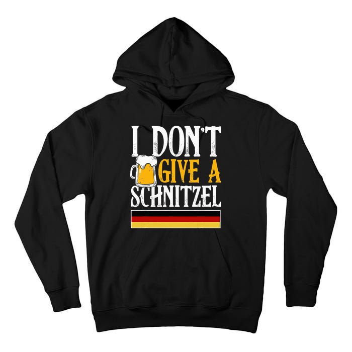 I Don't Give A Schnitzel German Beer Wurst Tall Hoodie