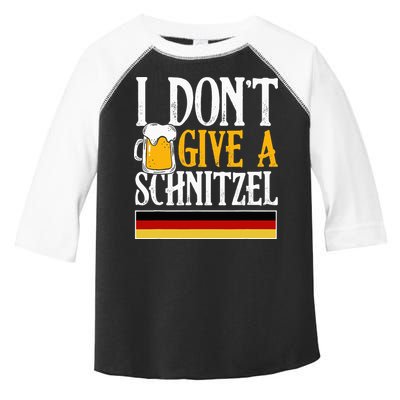 I Don't Give A Schnitzel German Beer Wurst Toddler Fine Jersey T-Shirt