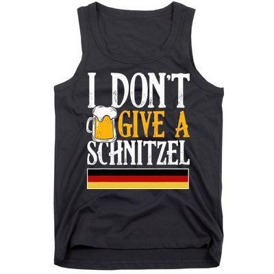 I Don't Give A Schnitzel German Beer Wurst Tank Top