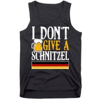 I Don't Give A Schnitzel German Beer Wurst Tank Top