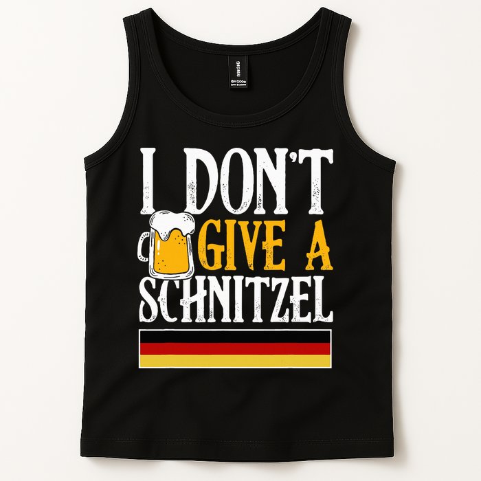 I Don't Give A Schnitzel German Beer Wurst Tank Top