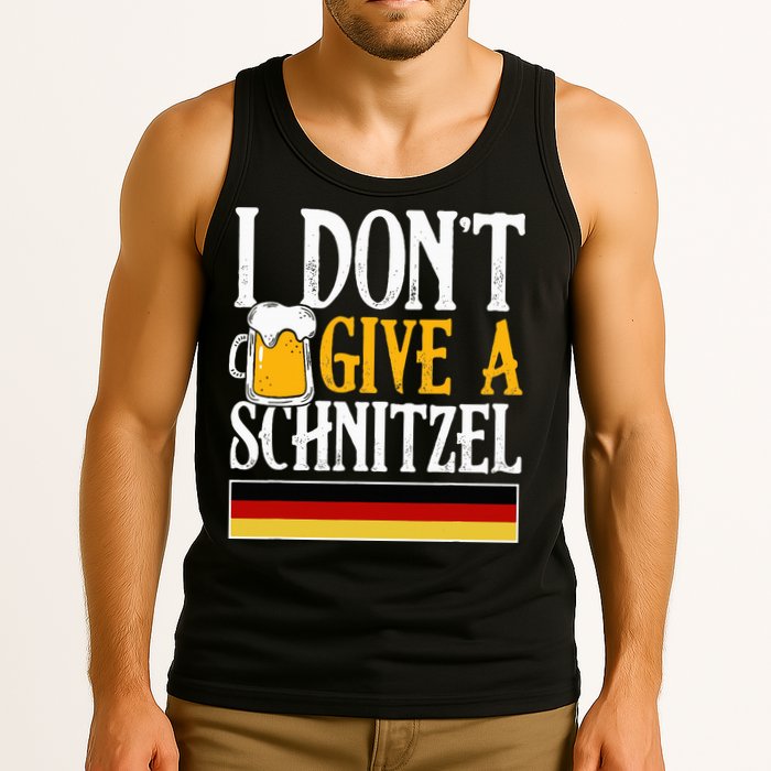 I Don't Give A Schnitzel German Beer Wurst Tank Top