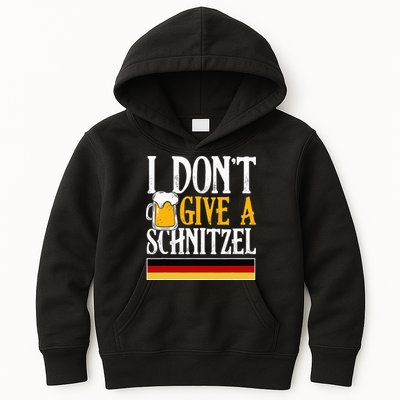 I Don't Give A Schnitzel German Beer Wurst Kids Hoodie