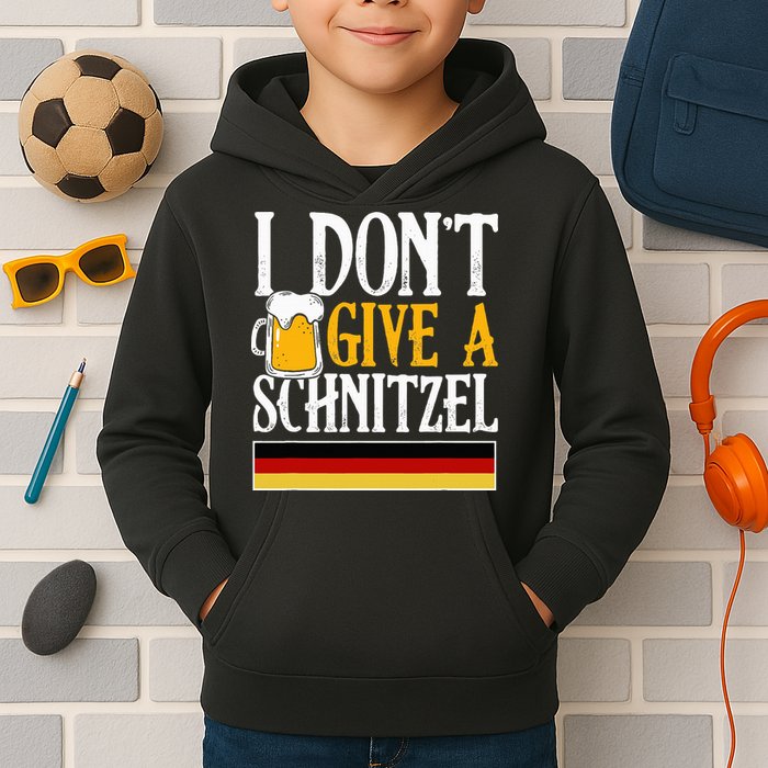 I Don't Give A Schnitzel German Beer Wurst Kids Hoodie