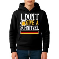 I Don't Give A Schnitzel German Beer Wurst Kids Hoodie