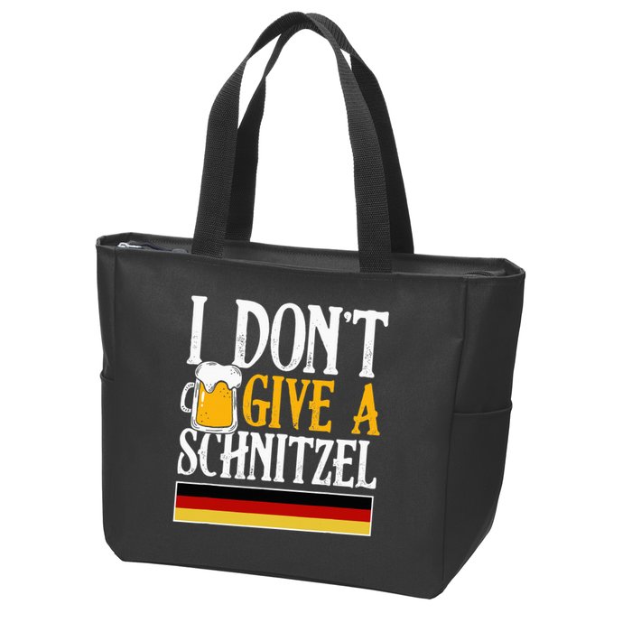 I Don't Give A Schnitzel German Beer Wurst Zip Tote Bag
