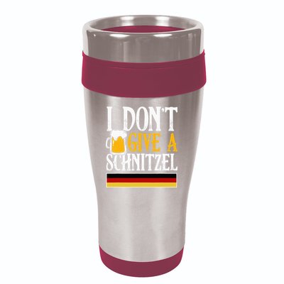 I Don't Give A Schnitzel German Beer Wurst 16oz Travel Tumbler