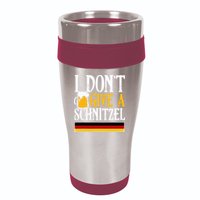 I Don't Give A Schnitzel German Beer Wurst 16oz Travel Tumbler