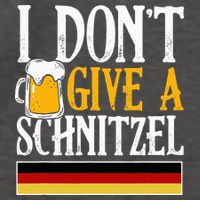 I Don't Give A Schnitzel German Beer Wurst Vector Backpack
