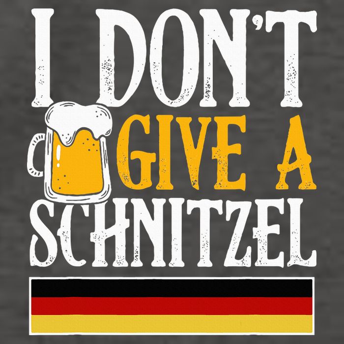 I Don't Give A Schnitzel German Beer Wurst Vector Backpack