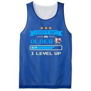 I Dont Get Older I Level Up Gift Gaming Birthday Funny Gift Mesh Reversible Basketball Jersey Tank