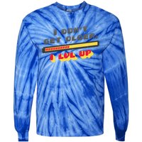 I Dont Get Older I Level Up Lvl Up Gamer Gaming Gift Tie-Dye Long Sleeve Shirt