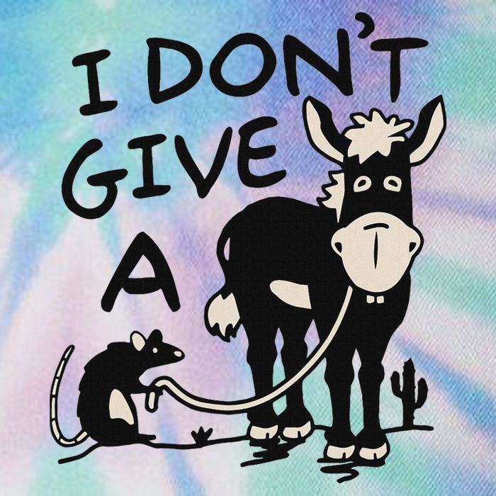 I DonT Give A Donkey Rat Funny Sarcastic Legacy Tie Dye Trucker Hat