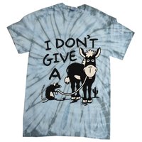 I DonT Give A Donkey Rat Funny Sarcastic Tie-Dye T-Shirt