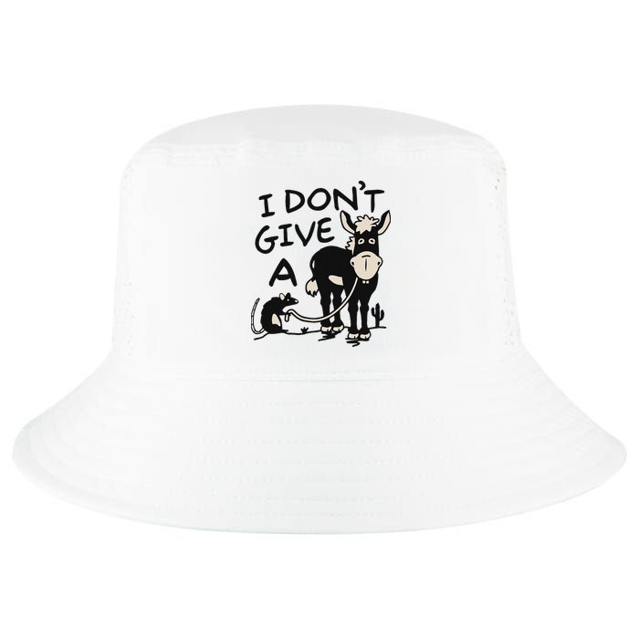 I DonT Give A Donkey Rat Funny Sarcastic Cool Comfort Performance Bucket Hat