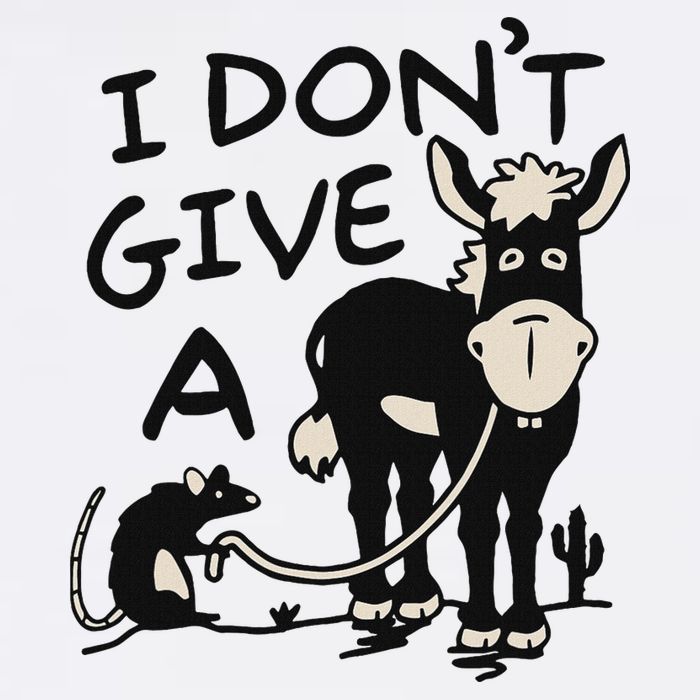 I DonT Give A Donkey Rat Funny Sarcastic Performance Shirt