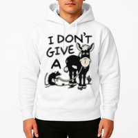 I DonT Give A Donkey Rat Funny Sarcastic Hoodie