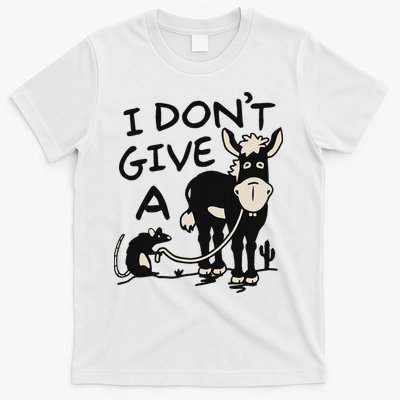 I DonT Give A Donkey Rat Funny Sarcastic T-Shirt