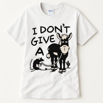 I DonT Give A Donkey Rat Funny Sarcastic Tall T-Shirt