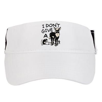 I DonT Give A Donkey Rat Funny Sarcastic Adult Drive Performance Visor