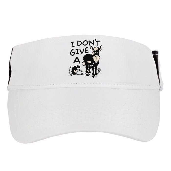 I DonT Give A Donkey Rat Funny Sarcastic Adult Drive Performance Visor