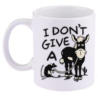 I DonT Give A Donkey Rat Funny Sarcastic 11oz C Handle Ceramic Mug