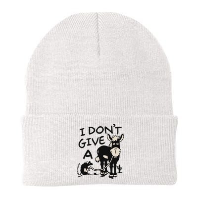 I DonT Give A Donkey Rat Funny Sarcastic Beanie