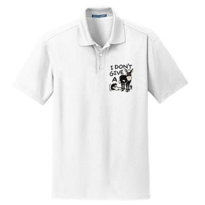 I DonT Give A Donkey Rat Funny Sarcastic Dry Zone Grid Polo