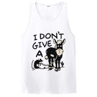 I DonT Give A Donkey Rat Funny Sarcastic PosiCharge Competitor Tank