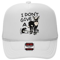I DonT Give A Donkey Rat Funny Sarcastic Trucker Hat