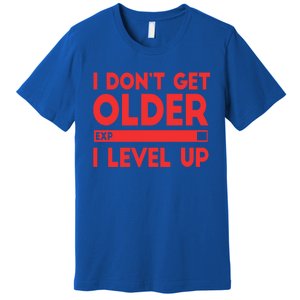 I Dont Get Older I Level Up Gift Premium T-Shirt