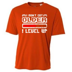 I Dont Get Older I Level Up Retro Gamers Gift Cooling Performance Crew T-Shirt