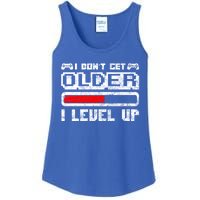 I Dont Get Older I Level Up Retro Gamers Gift Ladies Essential Tank