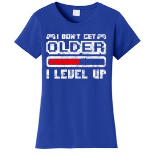 I Dont Get Older I Level Up Retro Gamers Gift Women's T-Shirt