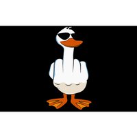 I DonT Give A Duck Funny Middle Finger Offensive Rude Duck Bumper Sticker