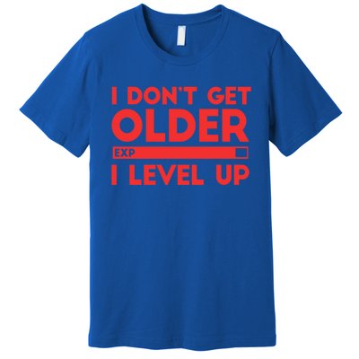 I Dont Get Older I Level Up Gift Premium T-Shirt