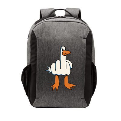 I Dont Give A Duck Middle Finger Funny Offensive Rude Duck Vector Backpack