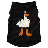 I DonT Give A Duck Middle Finger Funny Offensive Rude Doggie Tank