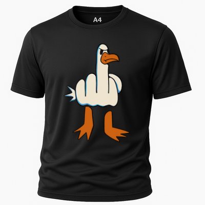I DonT Give A Duck Middle Finger Funny Offensive Rude Performance Shirt