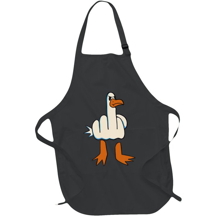 I DonT Give A Duck Middle Finger Funny Offensive Rude Apron
