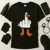 I DonT Give A Duck Middle Finger Funny Offensive Rude T-Shirt