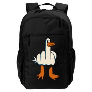 I DonT Give A Duck Middle Finger Funny Offensive Rude Daily Commute Backpack