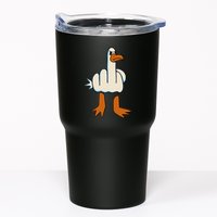 I DonT Give A Duck Middle Finger Funny Offensive Rude Tumbler