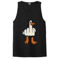 I DonT Give A Duck Middle Finger Funny Offensive Rude PosiCharge Competitor Tank