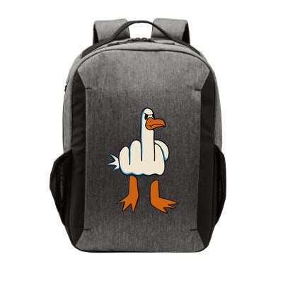 I DonT Give A Duck Middle Finger Funny Offensive Rude Vector Backpack