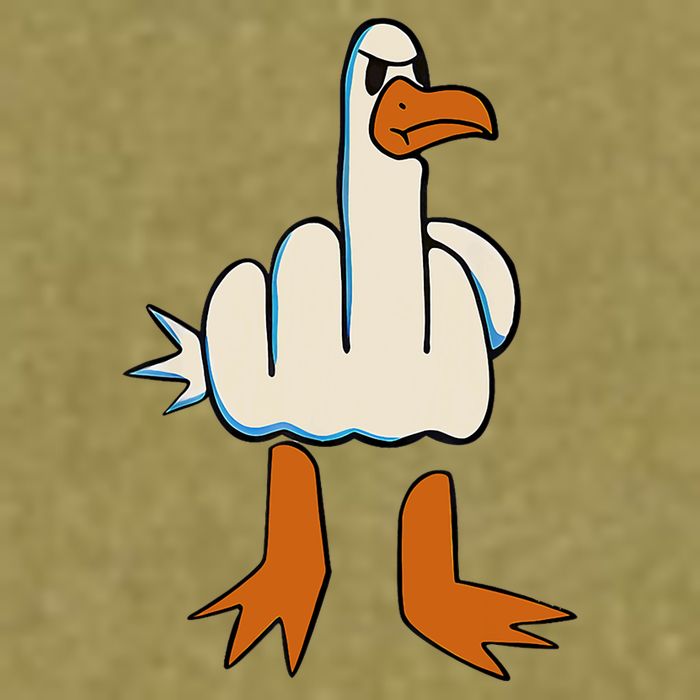 I DonT Give A Duck Middle Finger Funny Offensive Rude Garment-Dyed Women's Muscle Tee