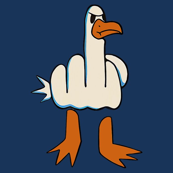 I DonT Give A Duck Middle Finger Funny Offensive Rude Infant Baby Jersey Bodysuit