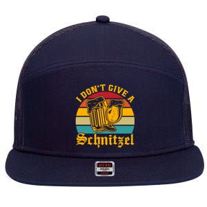 I Dont Give A Schnitzel 7 Panel Mesh Trucker Snapback Hat