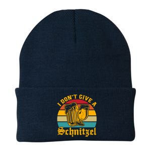 I Dont Give A Schnitzel Knit Cap Winter Beanie